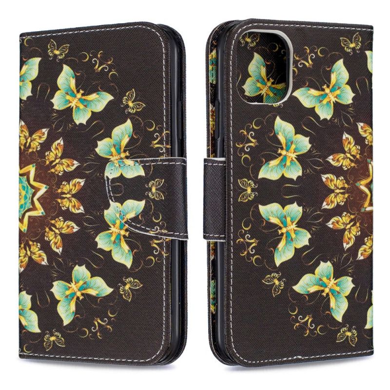 Housse iPhone 11 Mandala Papillons