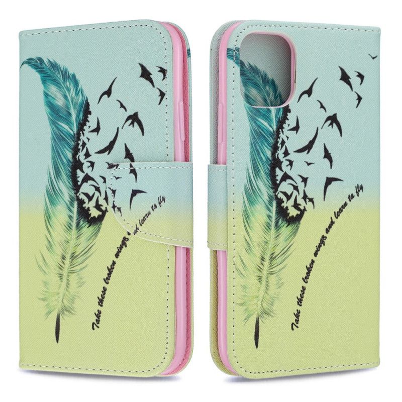 Housse iPhone 11 Plume Learn To Fly