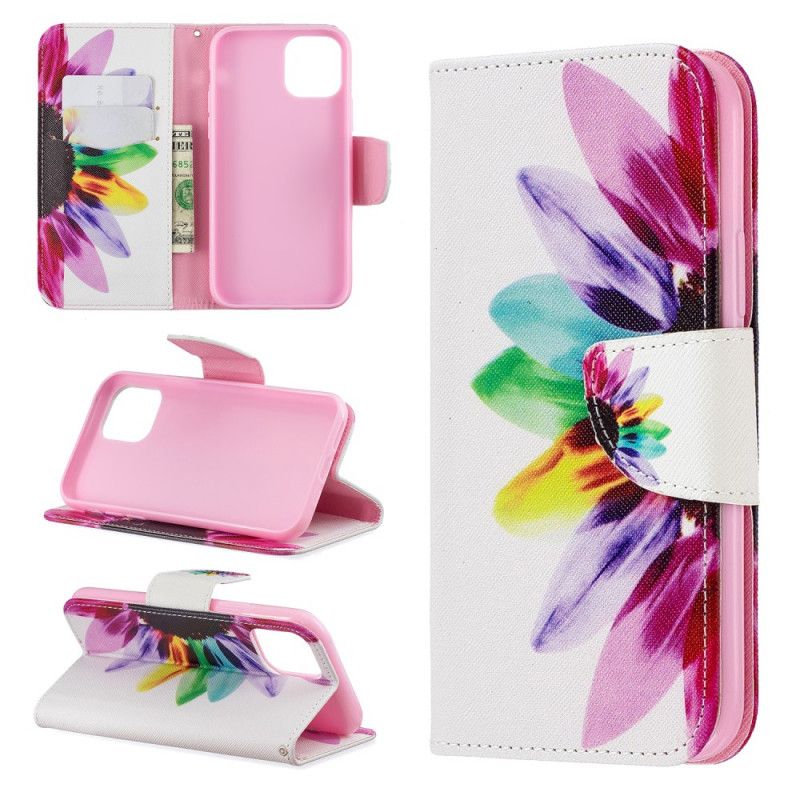 Housse iPhone 11 Pro Fleur Aquarelle