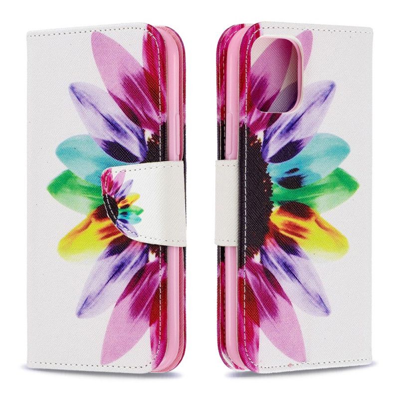 Housse iPhone 11 Pro Fleur Aquarelle