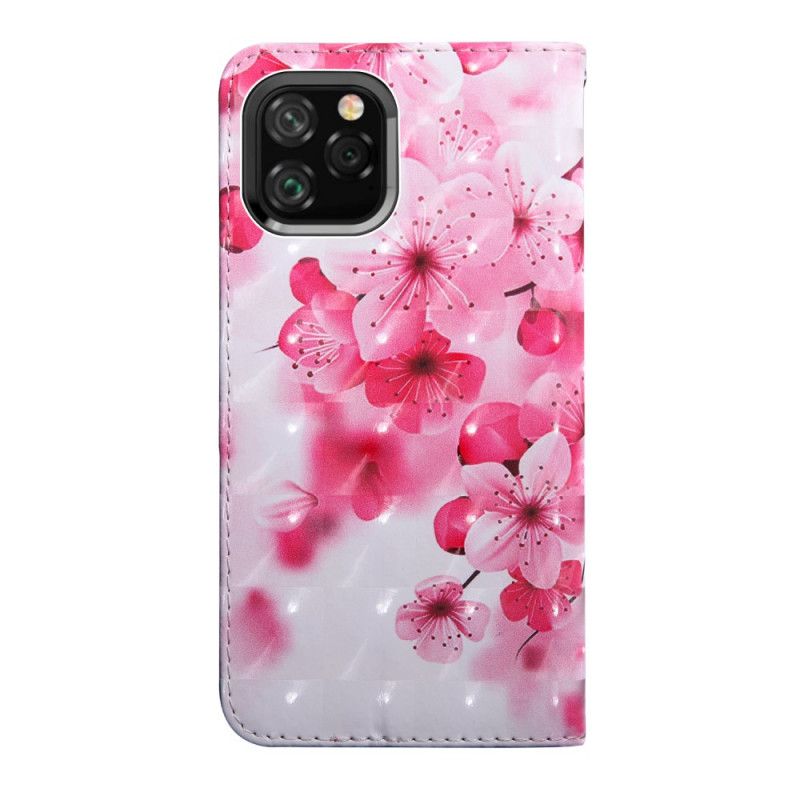 Housse iPhone 11 Pro Fleurs Roses