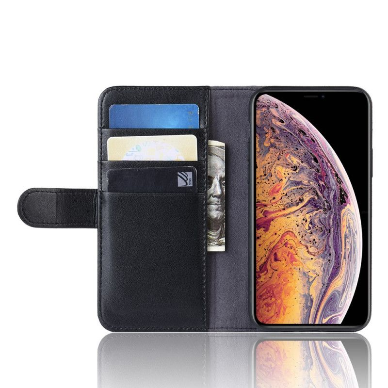 Étui Housse iPhone 11 Pro Max Cuir Véritable