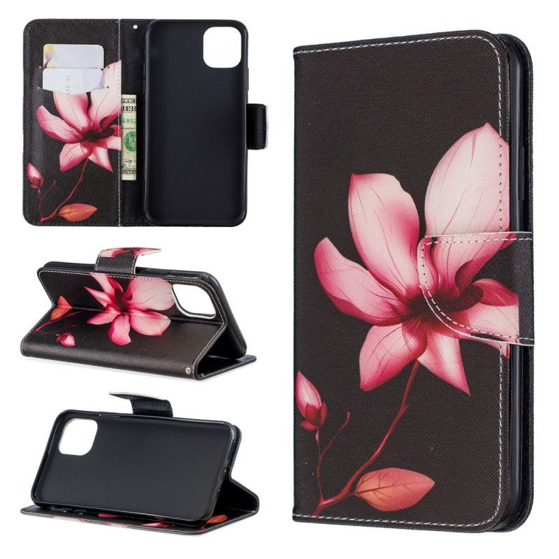 Housse iPhone 11 Pro Max Fleur Rose