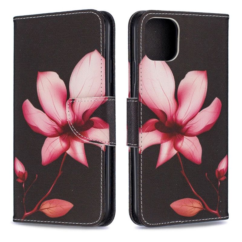 Housse iPhone 11 Pro Max Fleur Rose