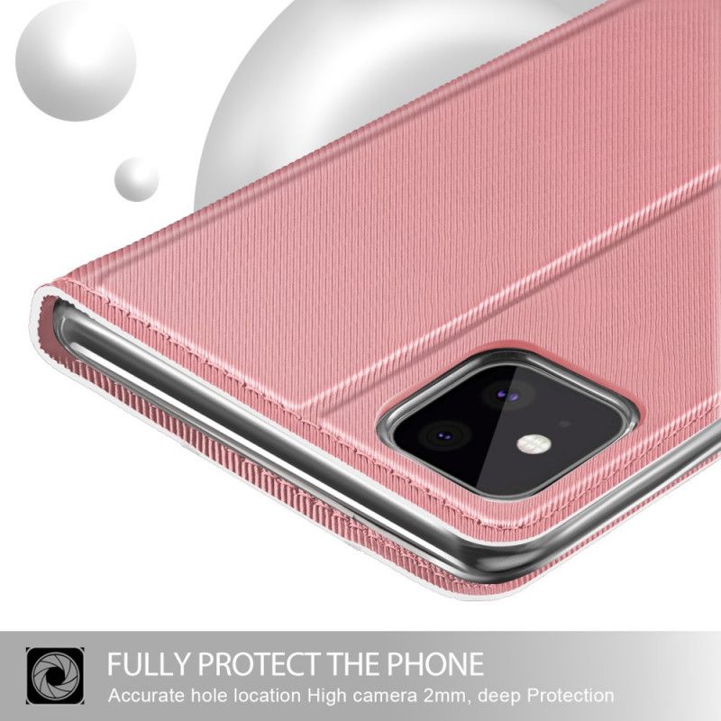Housse iPhone 11 Pro Simili Cuir Bicolore Verticale