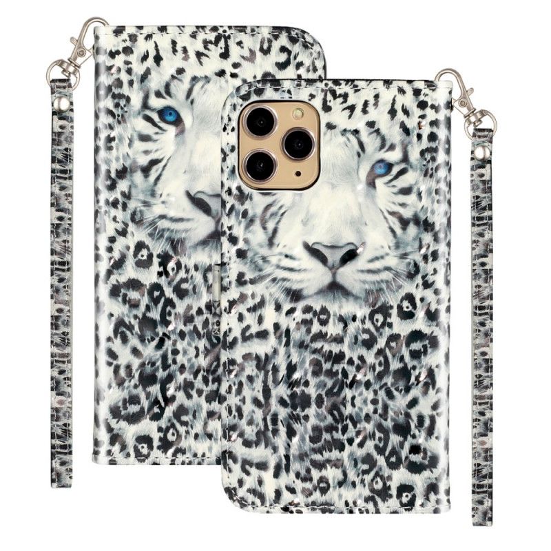 Housse iPhone 11 Pro Tigre Light Spots À Lanière