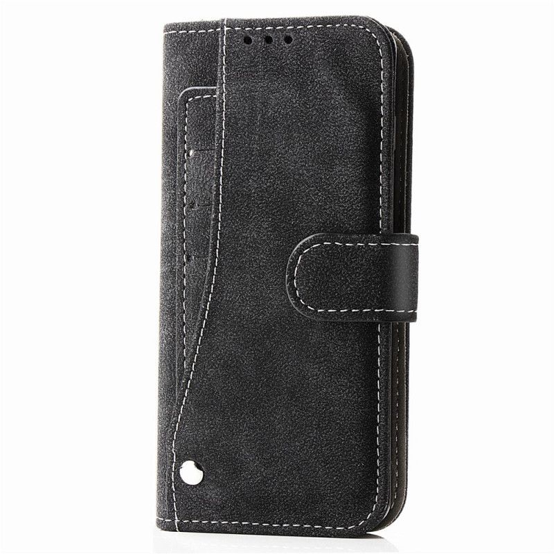 Étui Housse iPhone 11 Simili Cuir Vintage Multi-cartes