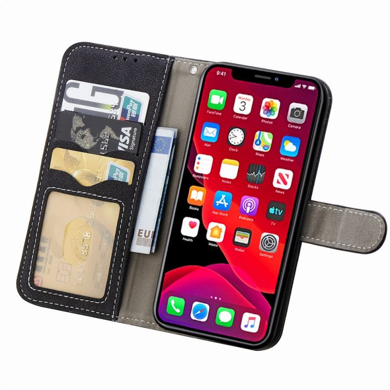 Étui Housse iPhone 11 Simili Cuir Vintage Multi-cartes