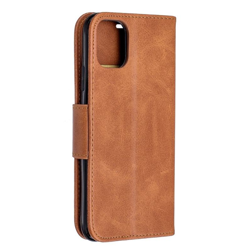 Housse iPhone 11 Style Cuir À Lanière