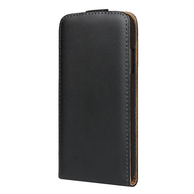 Housse iPhone 11 Véritable Cuir Flip Vertical