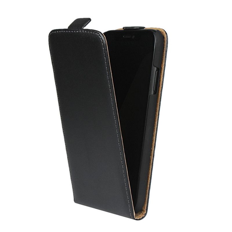 Housse iPhone 11 Véritable Cuir Flip Vertical