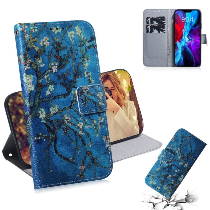 Housse iPhone 12 Mini Branche D'arbre Fleuri