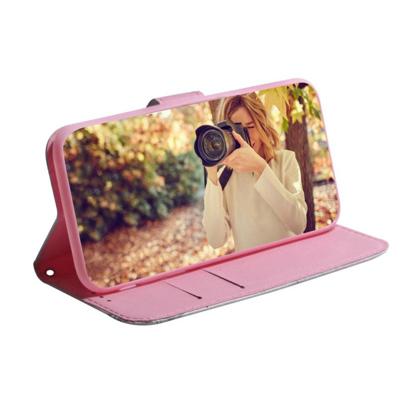 Housse iPhone 12 Mini Fleur Vieux Rose