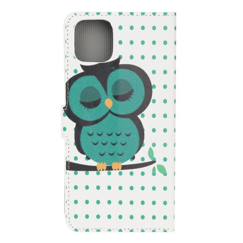 Housse iPhone 12 Mini Hibou Endormi