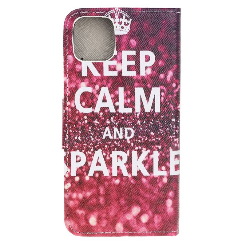 Housse iPhone 12 Mini Keep Calm And Sparkle