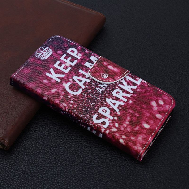 Housse iPhone 12 Mini Keep Calm And Sparkle