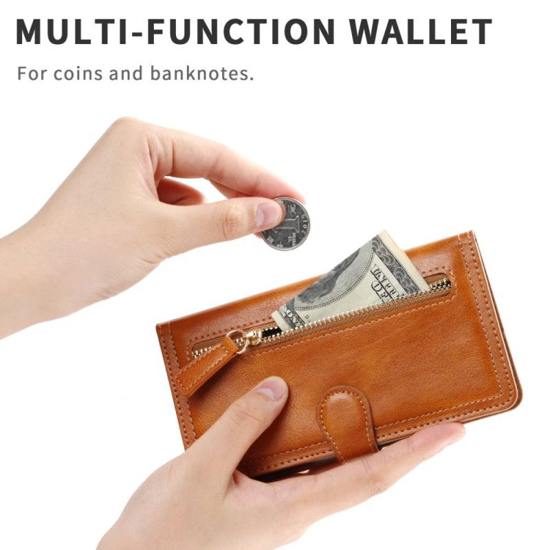 Housse iPhone 12 Mini Multi-fonctions Porte-monnaie