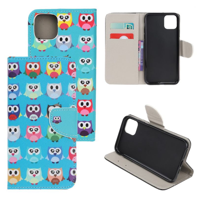 Housse iPhone 12 Mini Multiples Hiboux