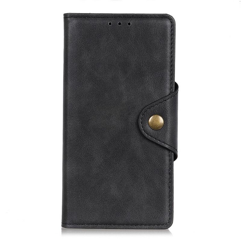 Housse iPhone 12 Mini Simili Cuir Bouton