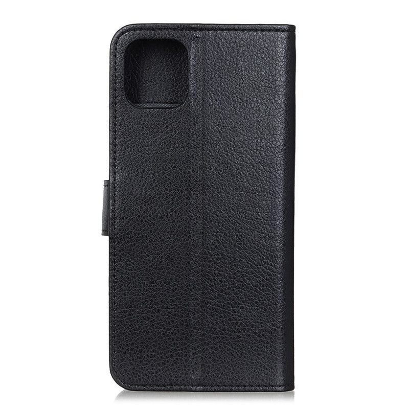 Housse iPhone 12 Mini Simili Cuir Litchi