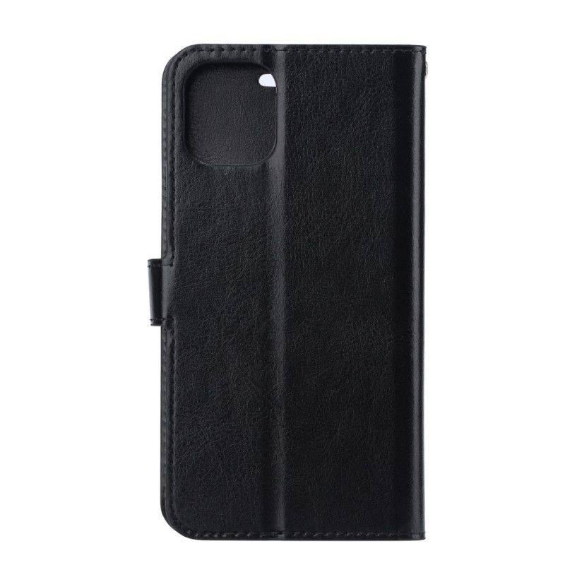 Housse iPhone 12 Mini Simili Cuir Vintage Glacé