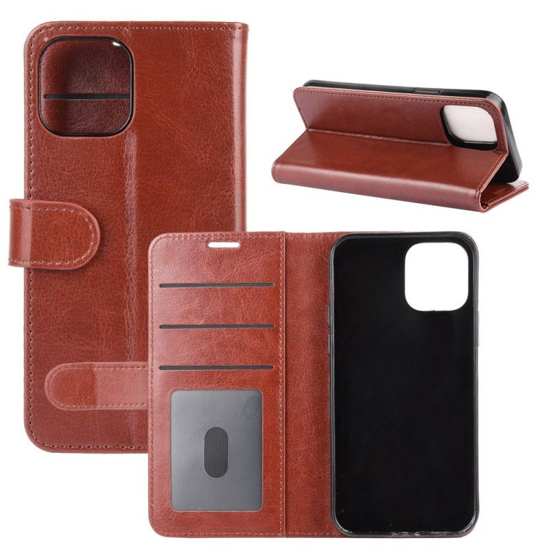 Housse iPhone 12 Mini Style Cuir