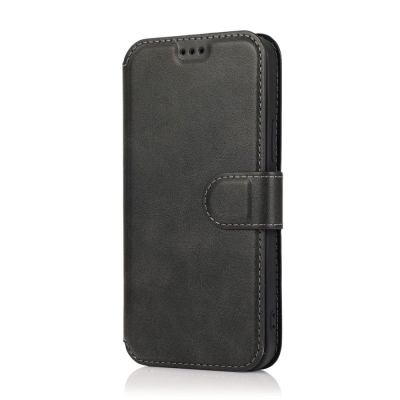 Housse iPhone 12 Mini Style Cuir Rétro