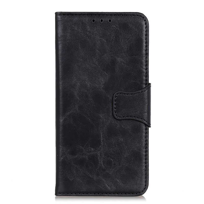 Housse iPhone 12 / 12 Pro Cuir Fendu Fermoir Réversible