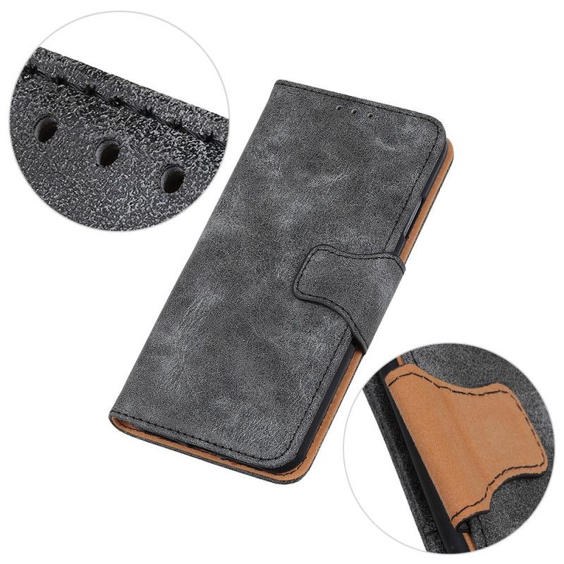 Housse iPhone 12 / 12 Pro Cuir Fendu Vintage