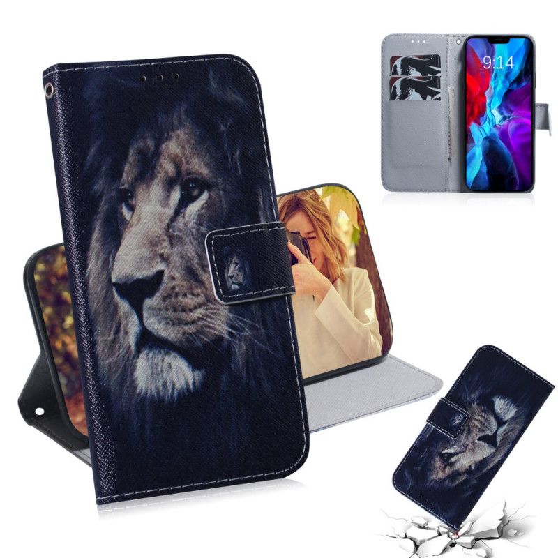 Housse iPhone 12 / 12 Pro Dreaming Lion