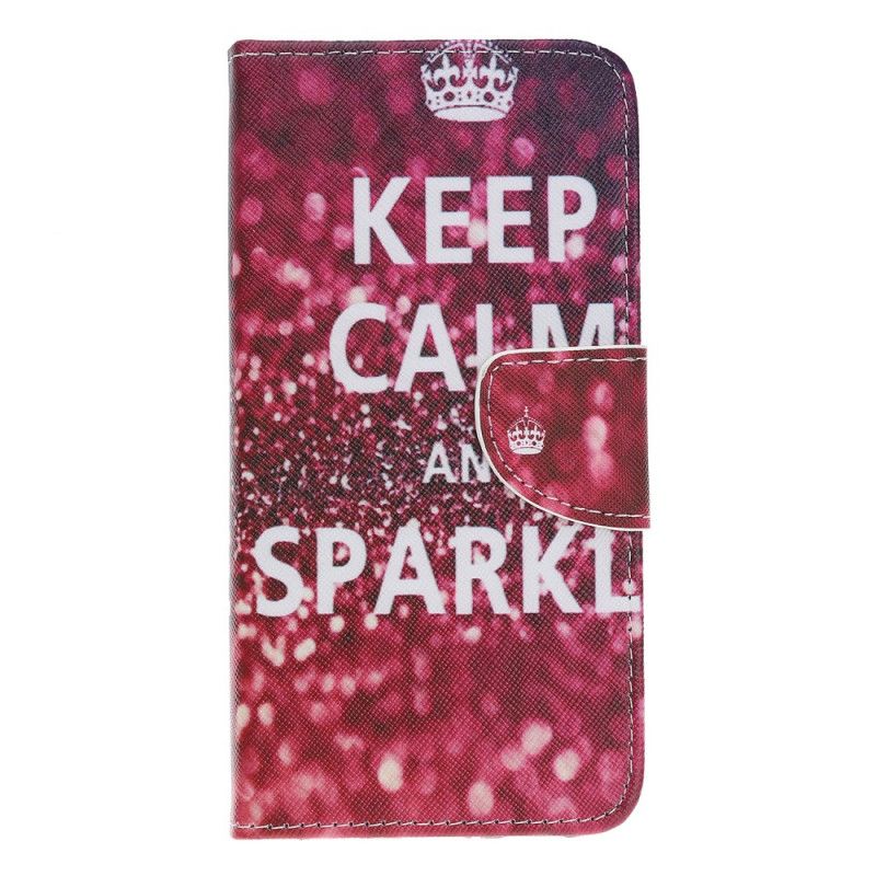 Housse iPhone 12 / 12 Pro Keep Calm And Sparkle