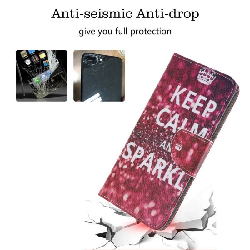 Housse iPhone 12 / 12 Pro Keep Calm And Sparkle