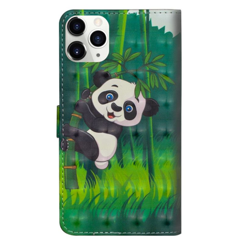 Étui Housse iPhone 12 / 12 Pro Light Spot Panda Et Bambou
