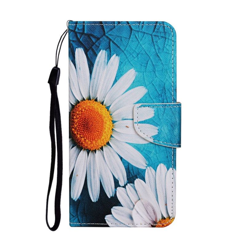 Housse iPhone 12 Pro Max Fleurs Magistrales Avec Lanière