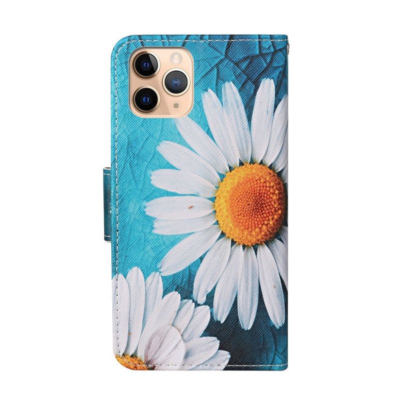 Housse iPhone 12 Pro Max Fleurs Magistrales Avec Lanière