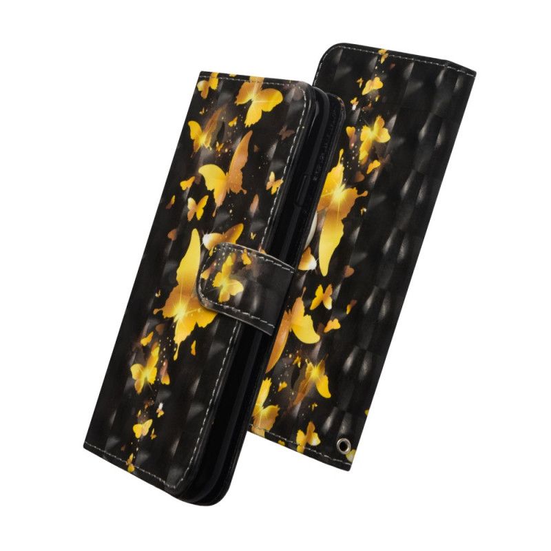 Housse iPhone 12 Pro Max Papillons Jaunes