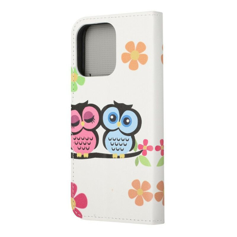 Housse iPhone 13 Couple De Hiboux