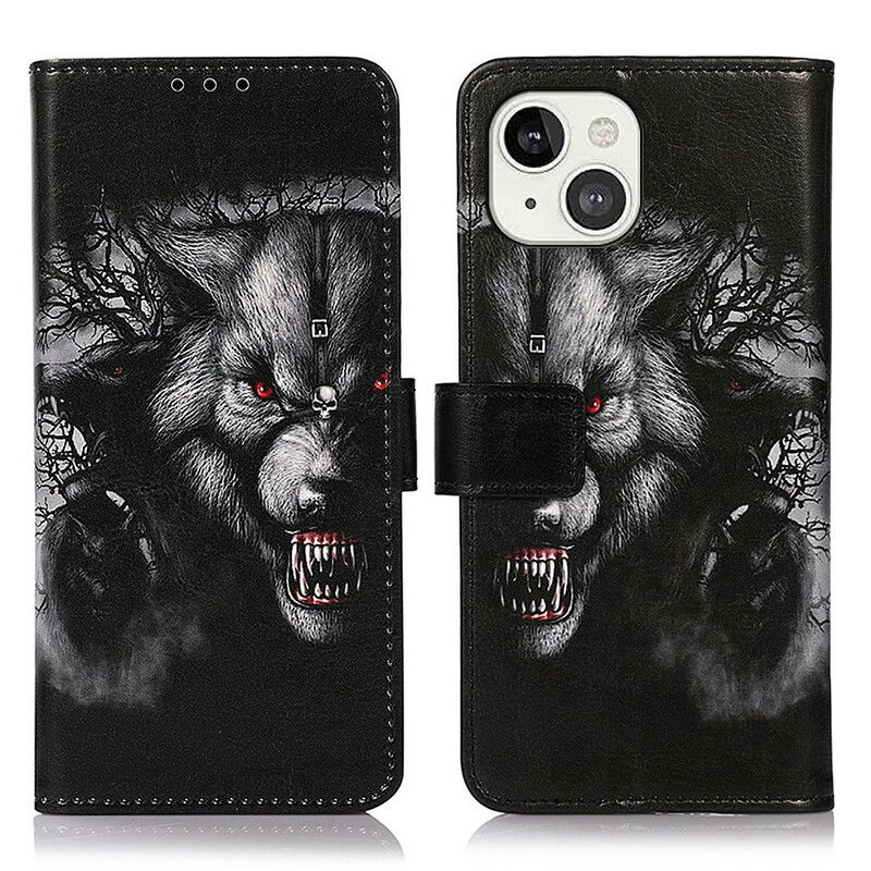 Housse iPhone 13 Loup Garou