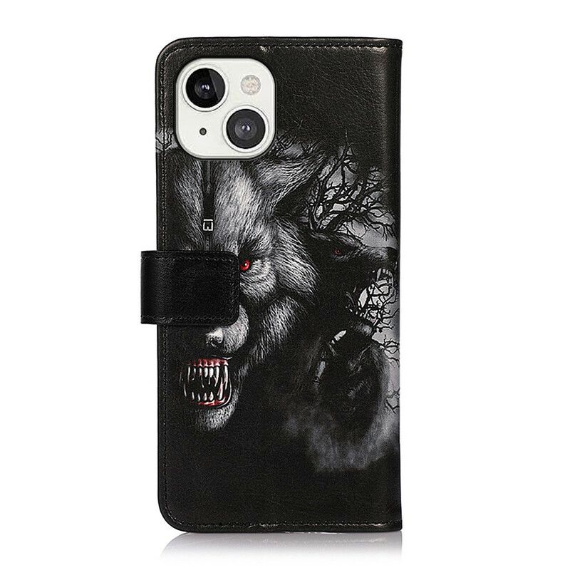 Housse iPhone 13 Loup Garou