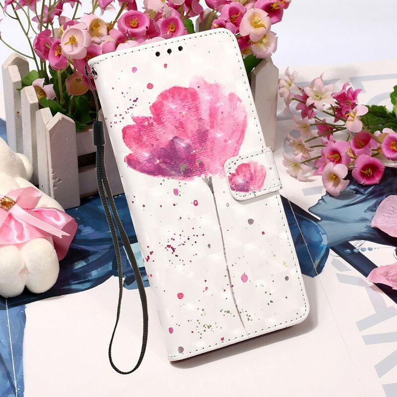 Housse iPhone 13 Mini Coquelicot Aquarelle