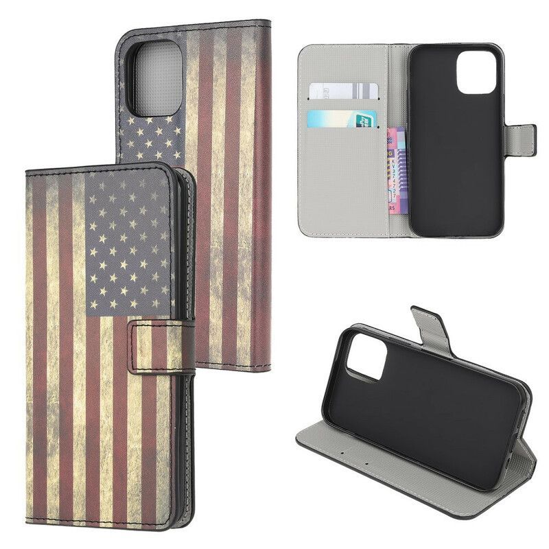 Housse iPhone 13 Mini Drapeau Usa