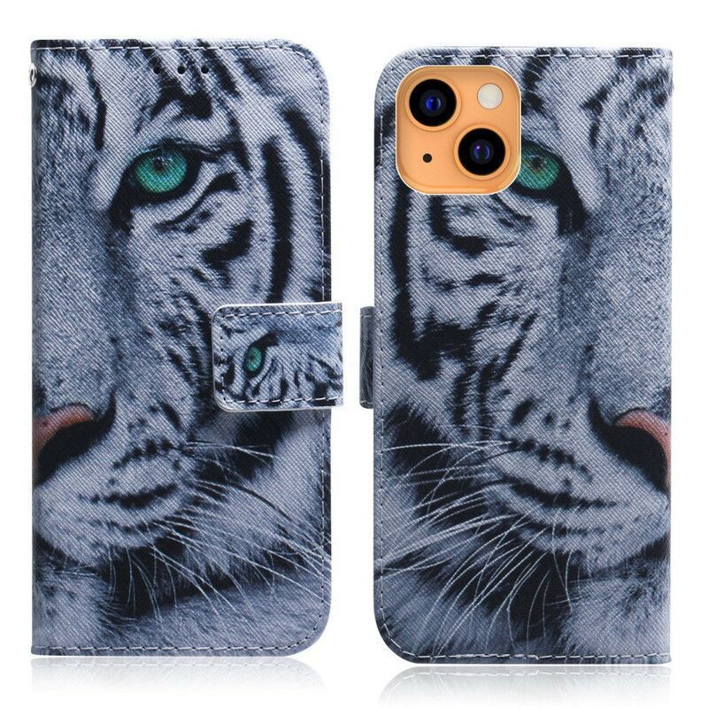 Housse iPhone 13 Mini Face De Tigre