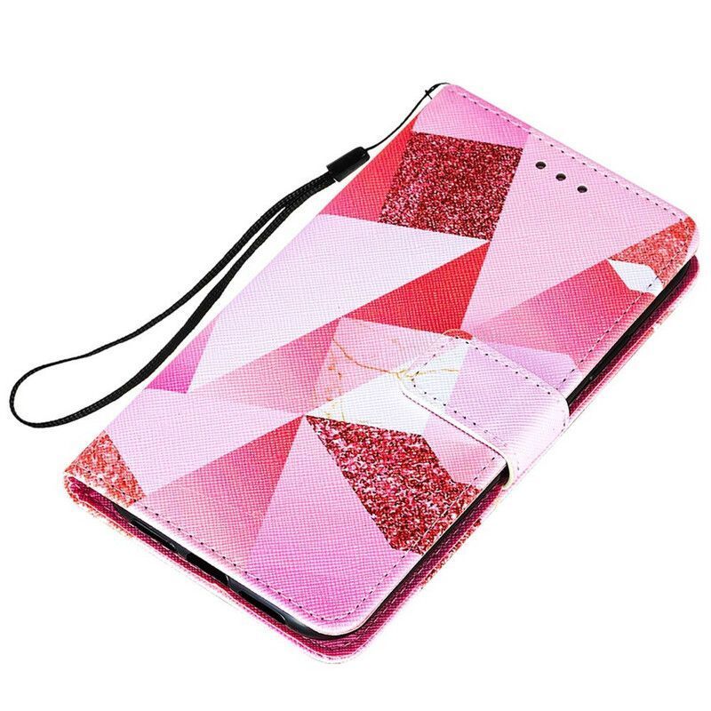 Housse iPhone 13 Mini Graphique Rose