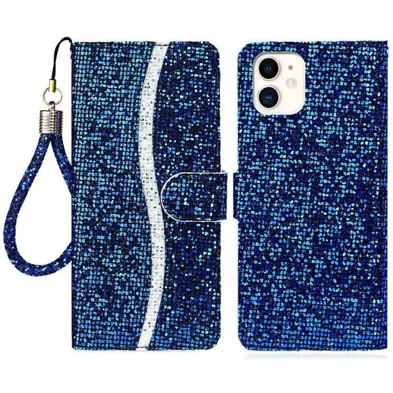 Housse iPhone 13 Mini Paillettes S Design