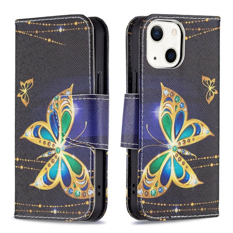 Housse iPhone 13 Mini Papillon Magique