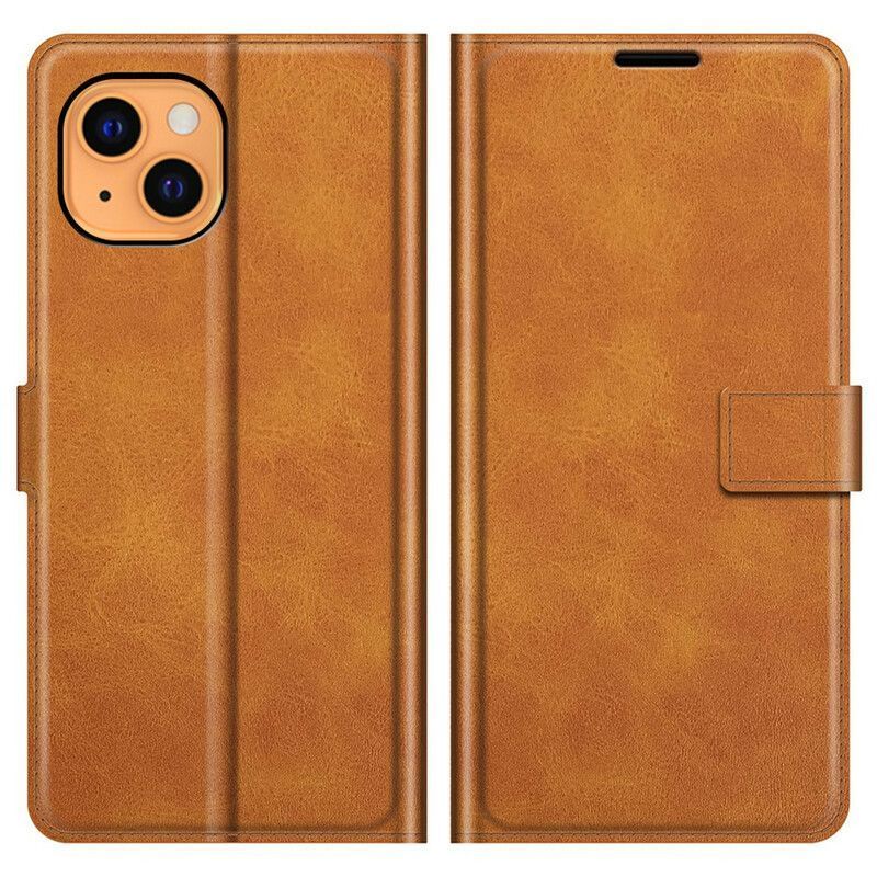 Housse iPhone 13 Mini Style Cuir Design