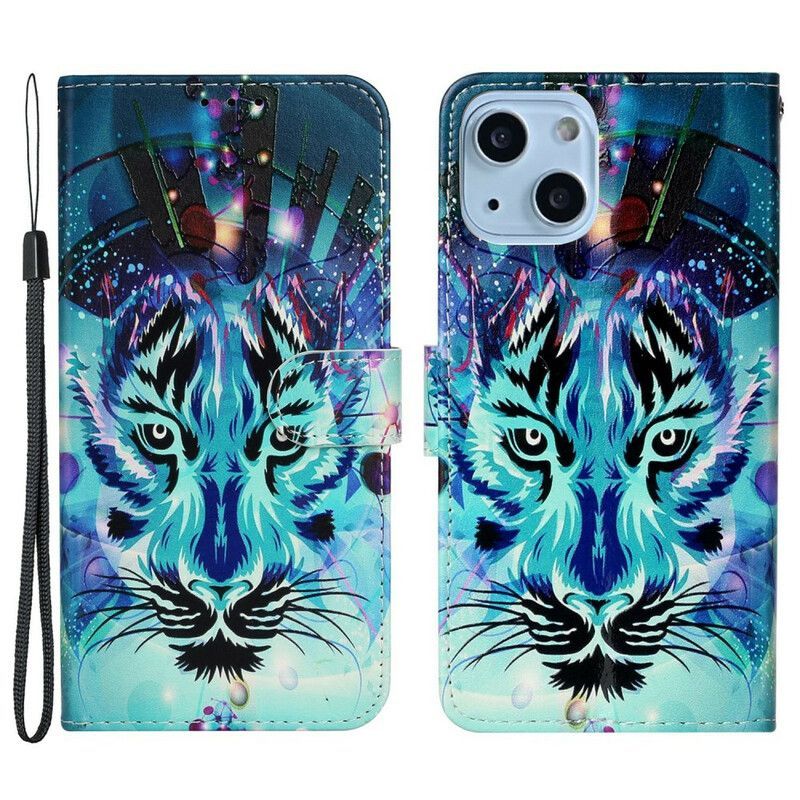 Housse iPhone 13 Mini Tigre Des Glaces