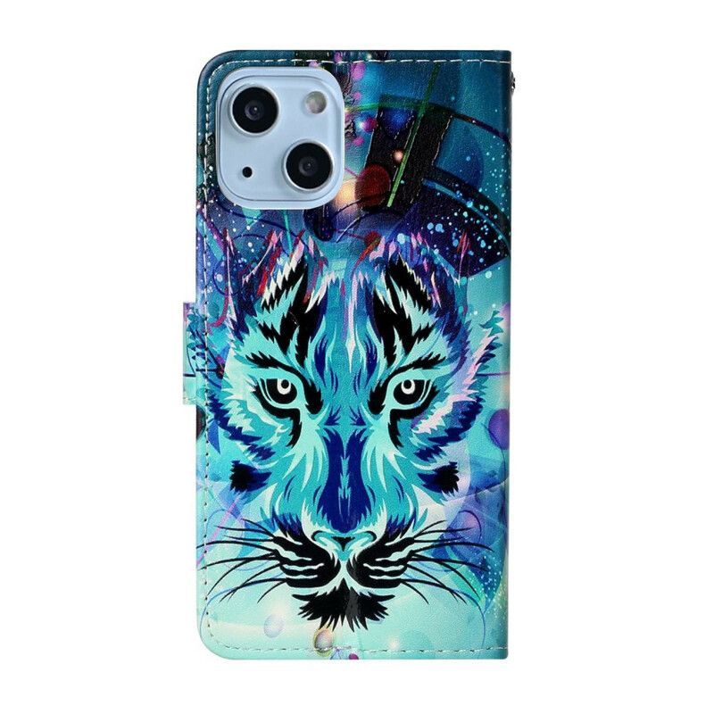 Housse iPhone 13 Mini Tigre Des Glaces