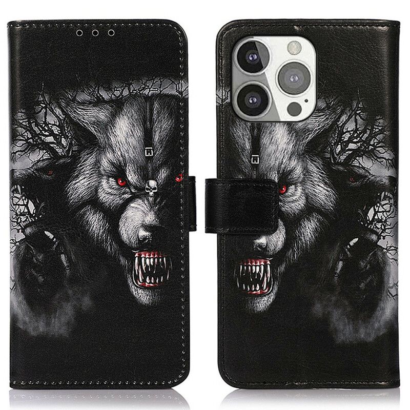 Housse iPhone 13 Pro Loup Garou