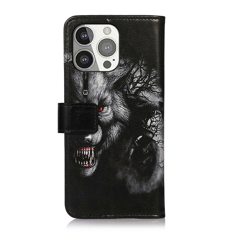 Housse iPhone 13 Pro Loup Garou